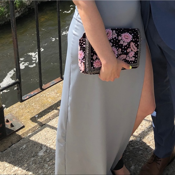 One-Shoulder Bodycon Gown with Side Slit - Picture 3 of 10